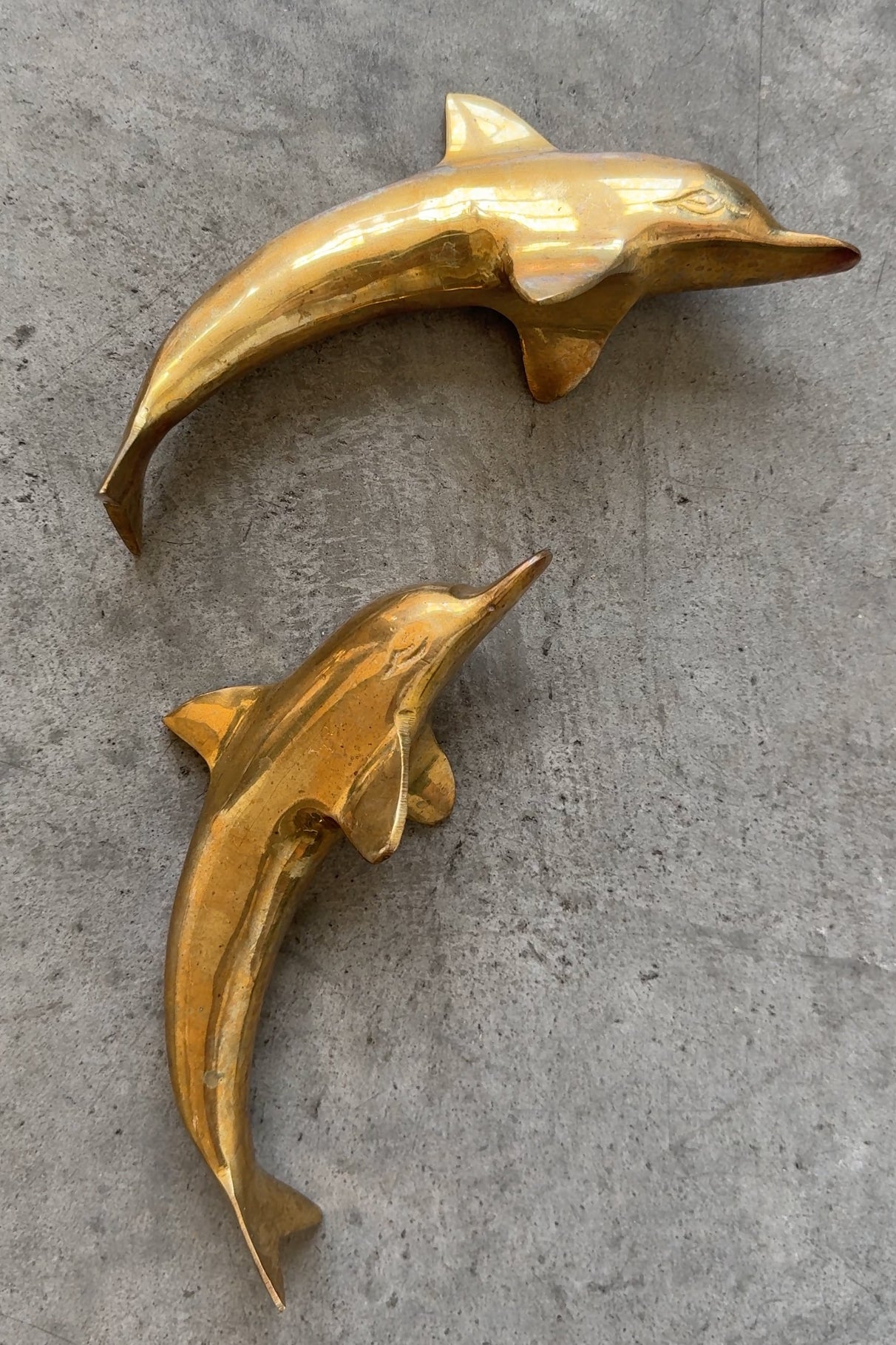Brass Dolphin Figurine
