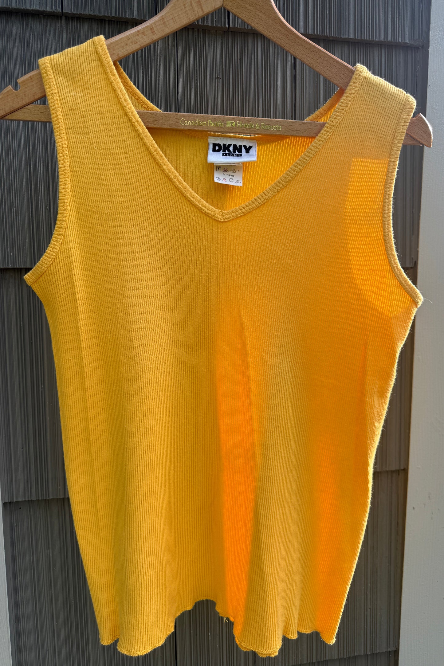 DKNY Cotton V-Neck Tank