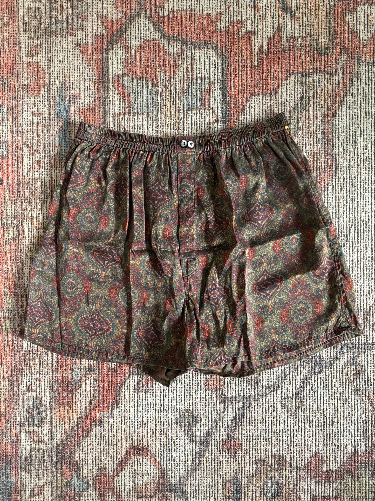 Victoria’s Secret Silk Paisley Shorts