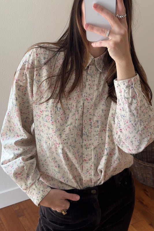 Floral Button Down