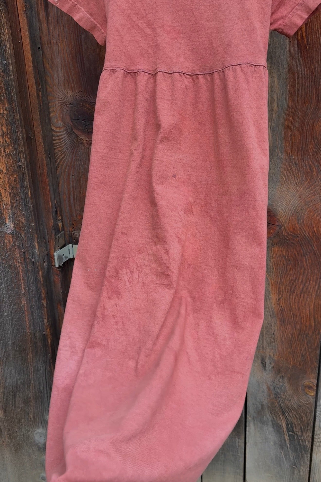 Hand-Dyed Cotton Tie-Back Dress