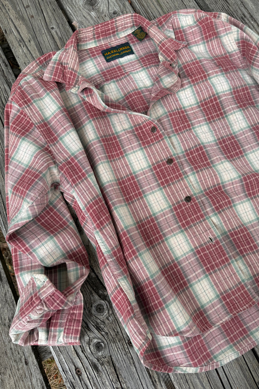 Vintage Cotton Plaid Button Down