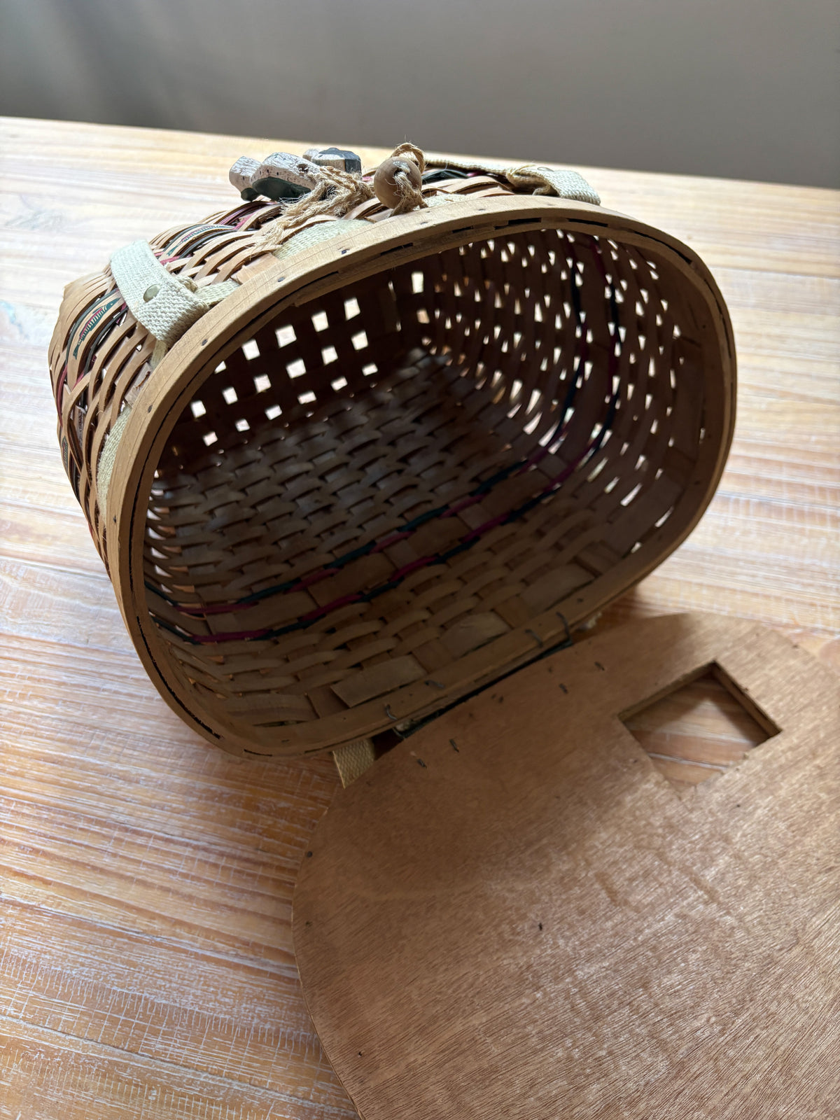 Vintage Wicker Fishing Creel