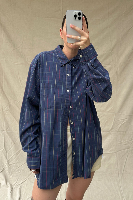 Checked Button Down Shirt