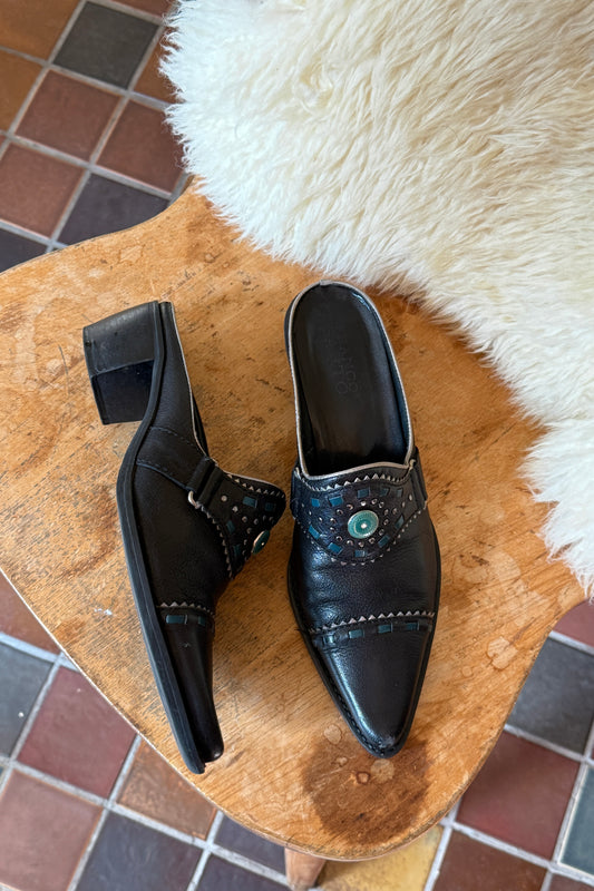 Franco Sarto Western Mules