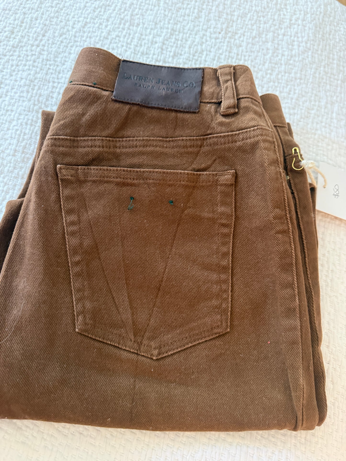 Lauren Ralph Lauren Rust Brown Jeans