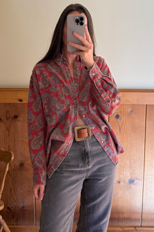 Paisley Button-down