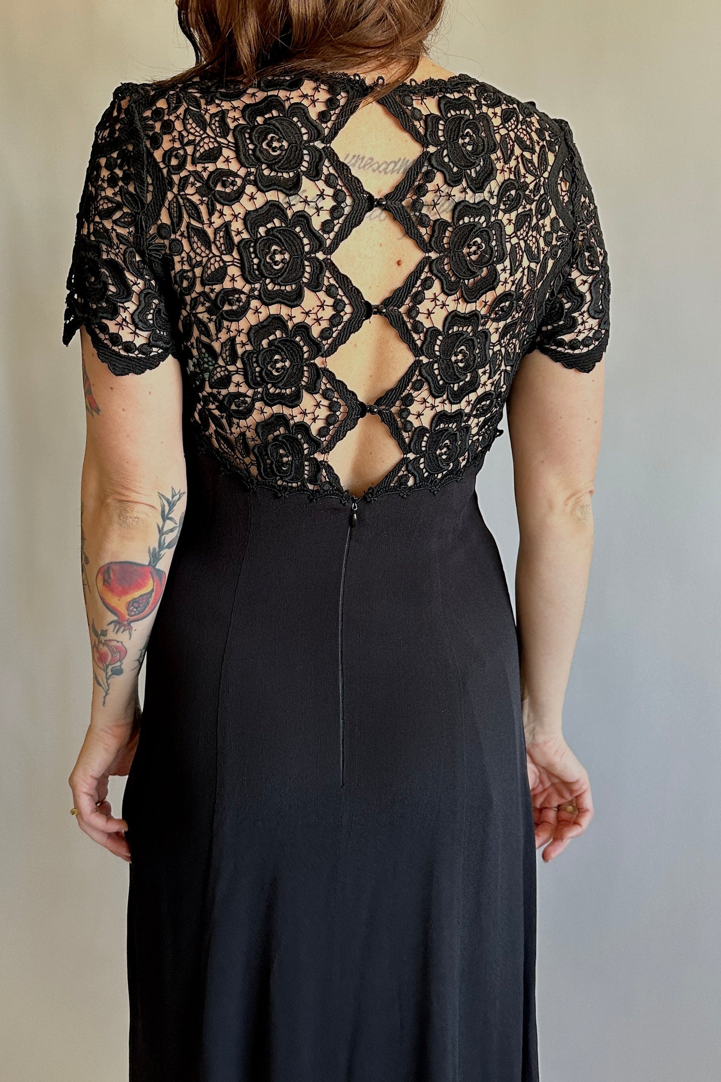 Jessica McClintock Lace Overlay Dress