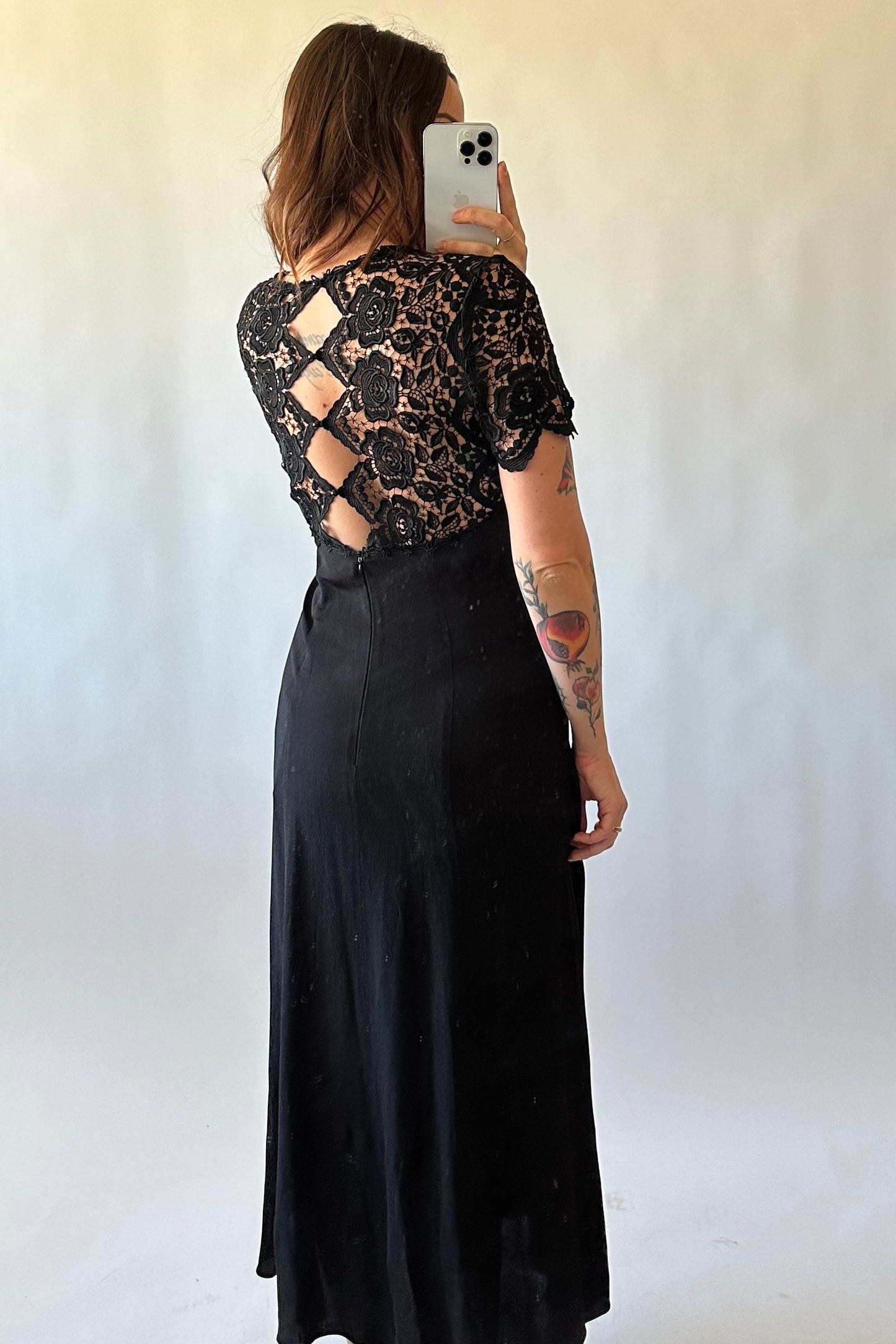 Jessica McClintock Lace Overlay Dress