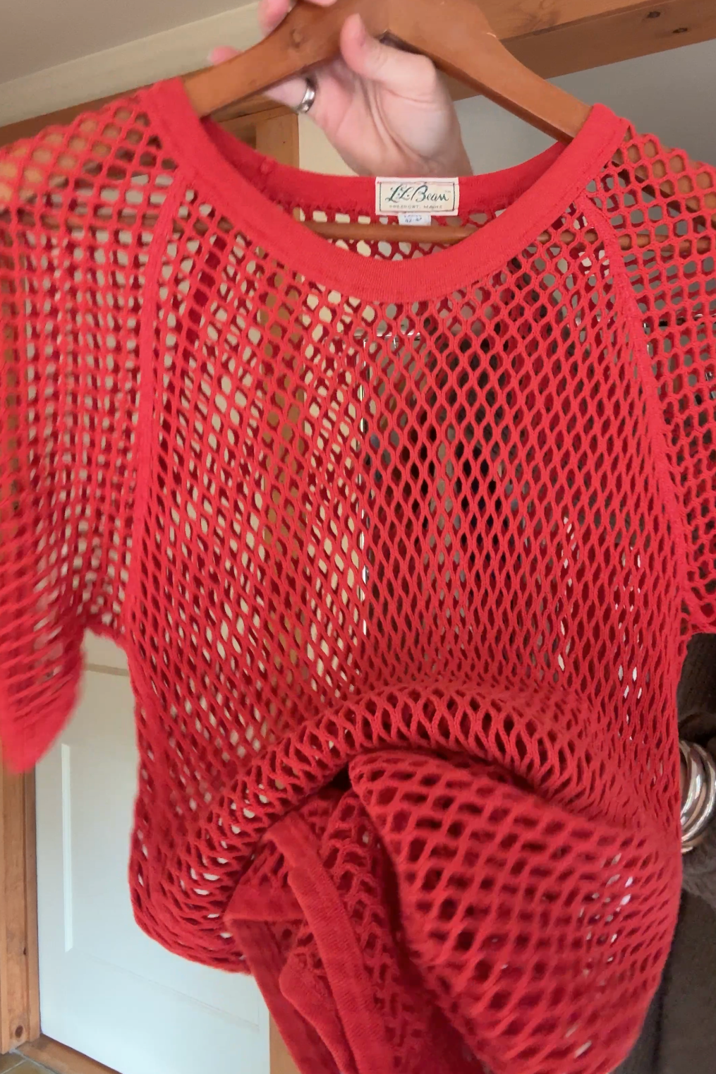 L.L.Bean Cotton Mesh Shirt