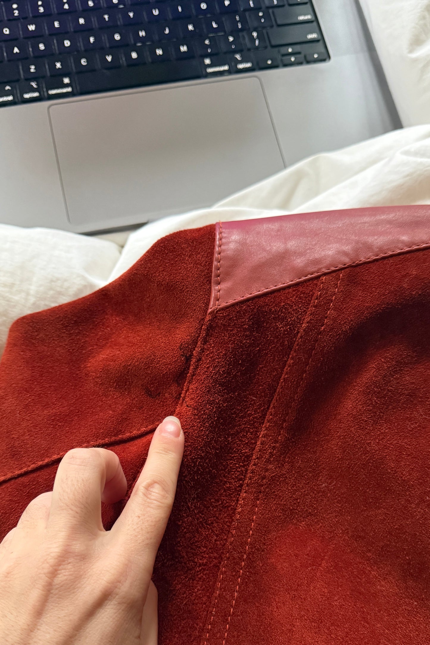Suede Bomber Jacket