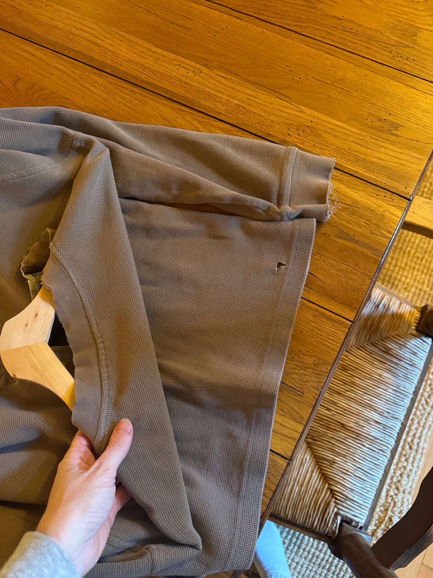 Cotton Waffle Henley