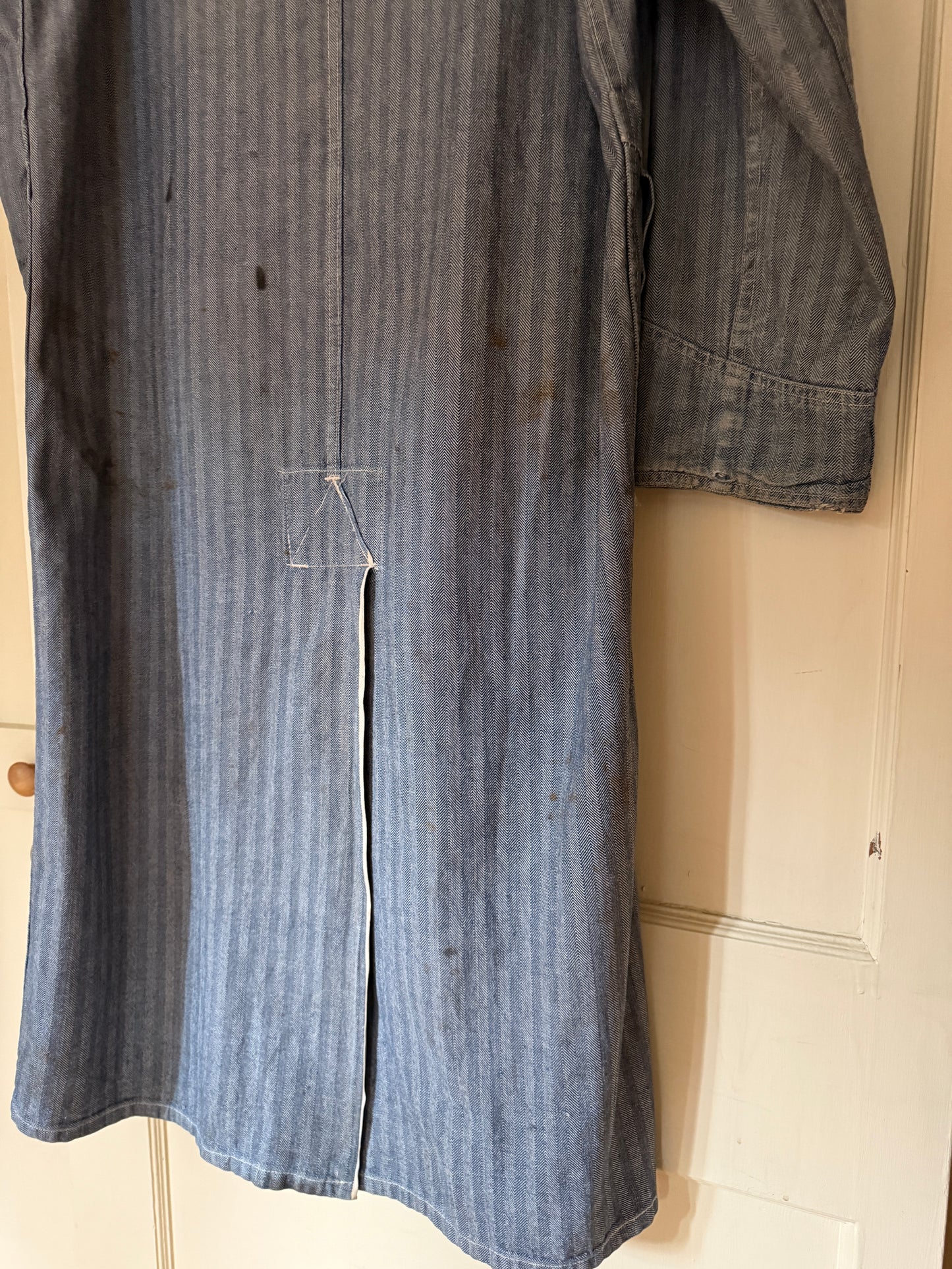 Herringbone Denim Work Coat