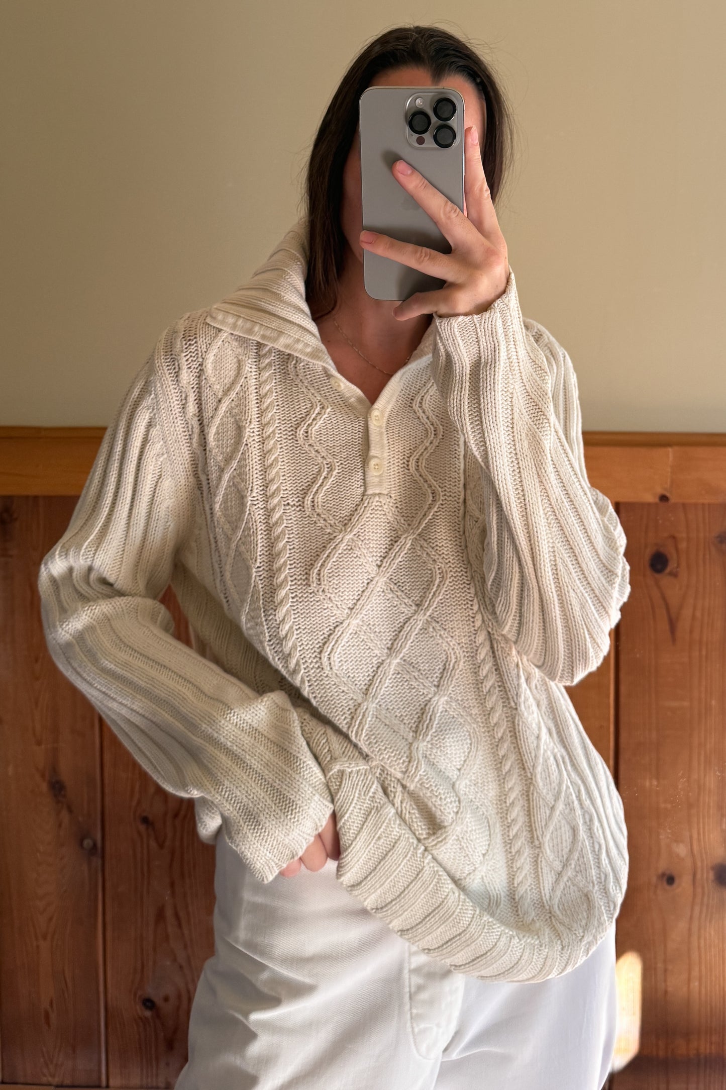 Cotton Blend Sweater
