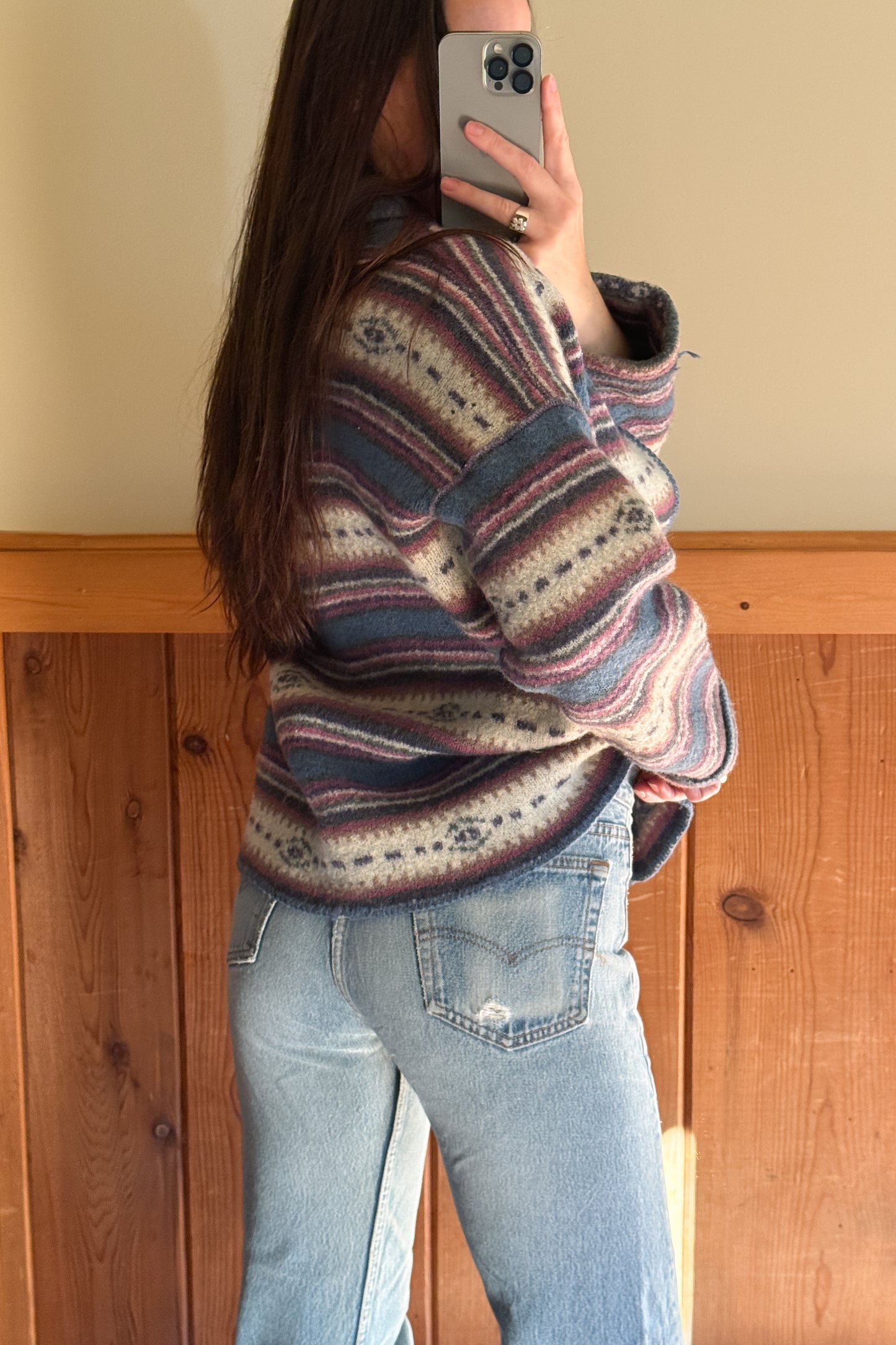 Boiled Wool Cardigan