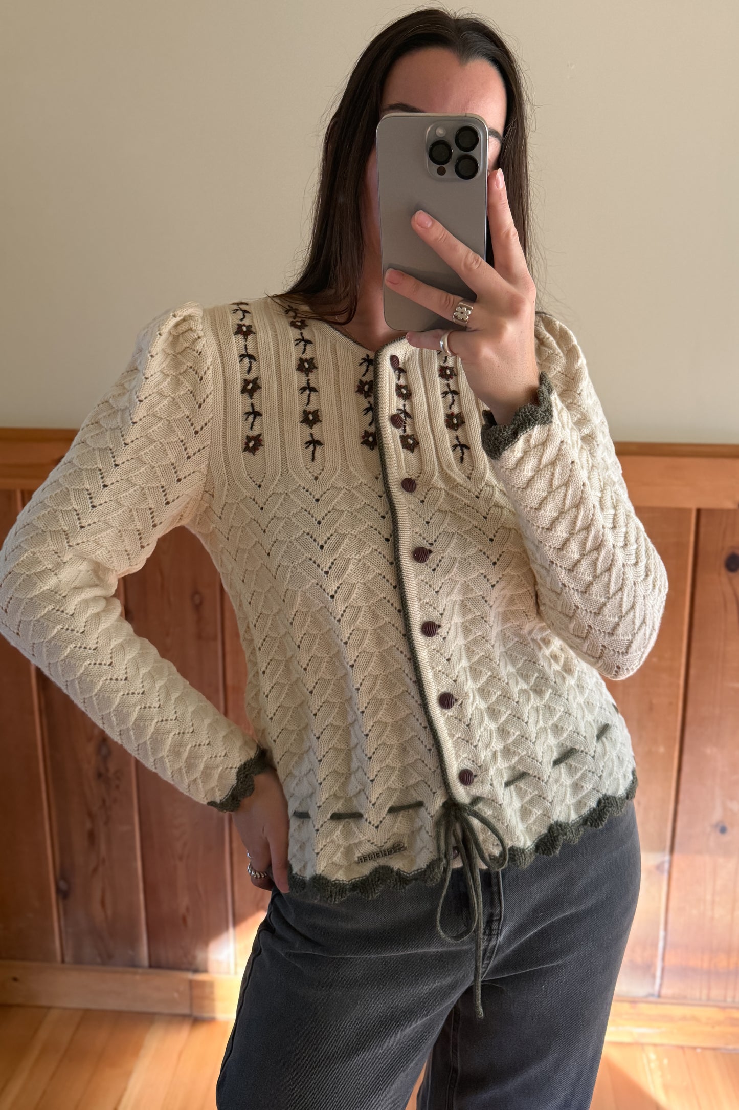 Sigi Scheiber Wool Cardigan