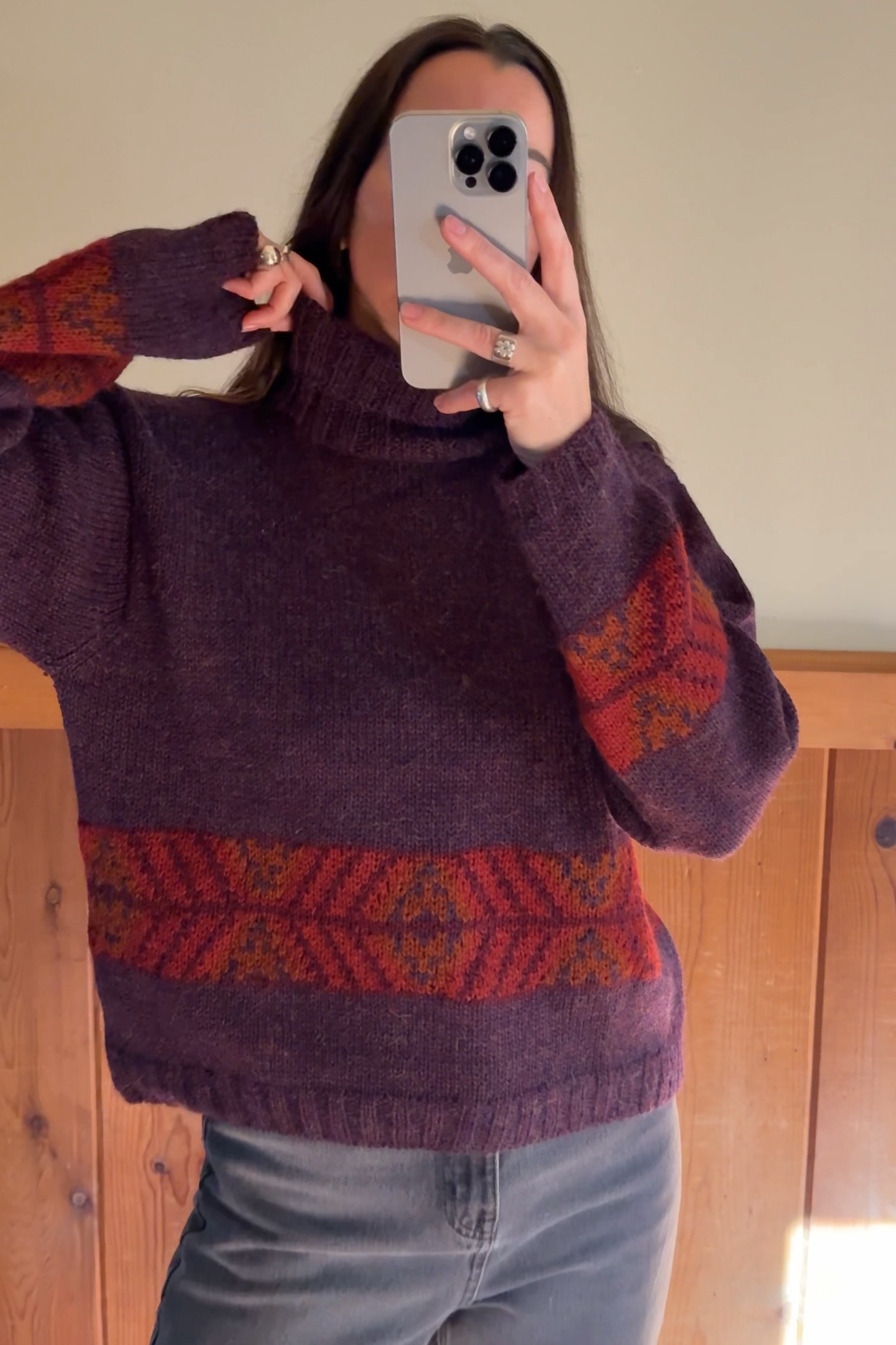 Alpaca & Wool Turtleneck Sweater