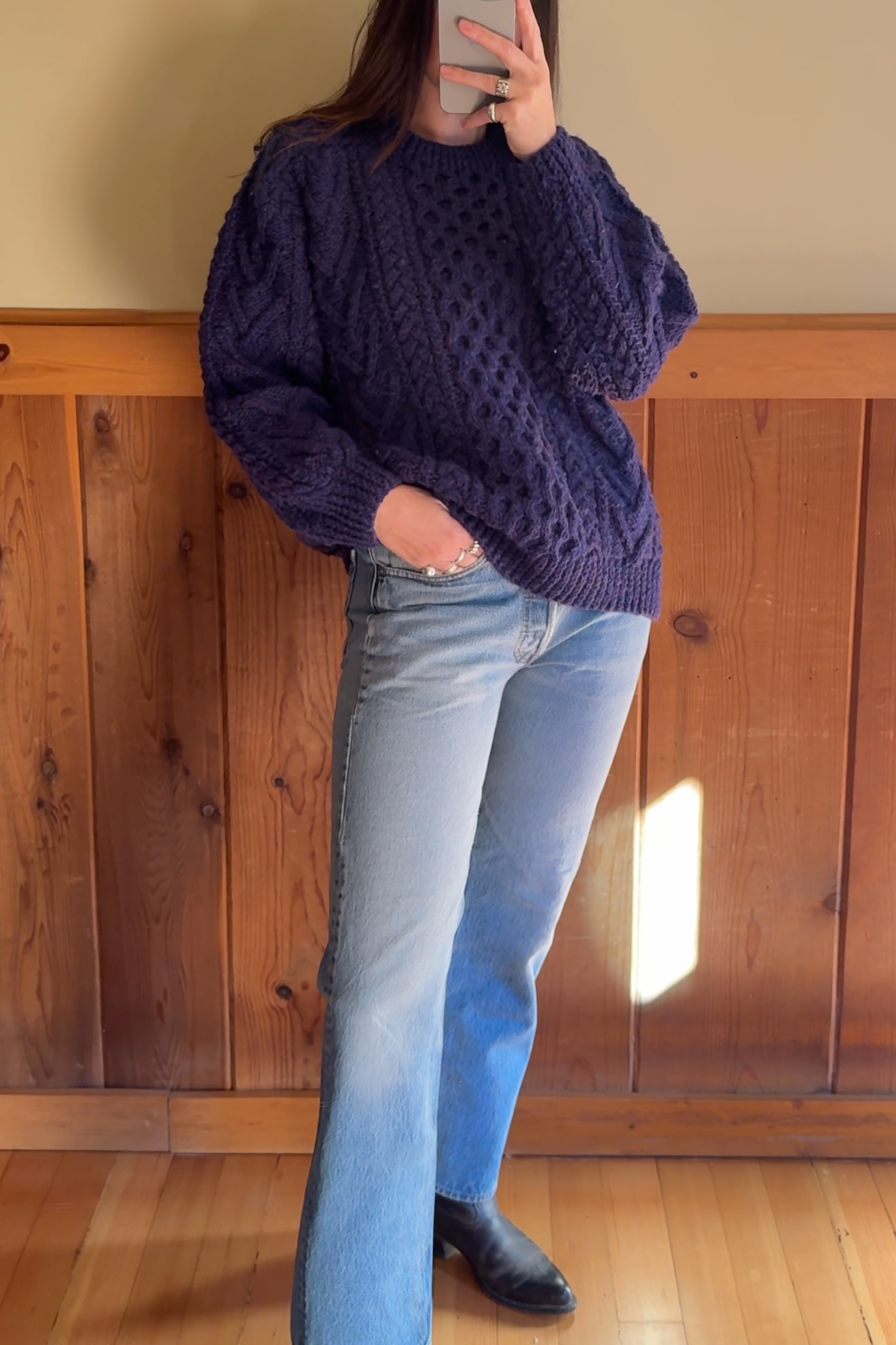 Handknit Wool Sweater