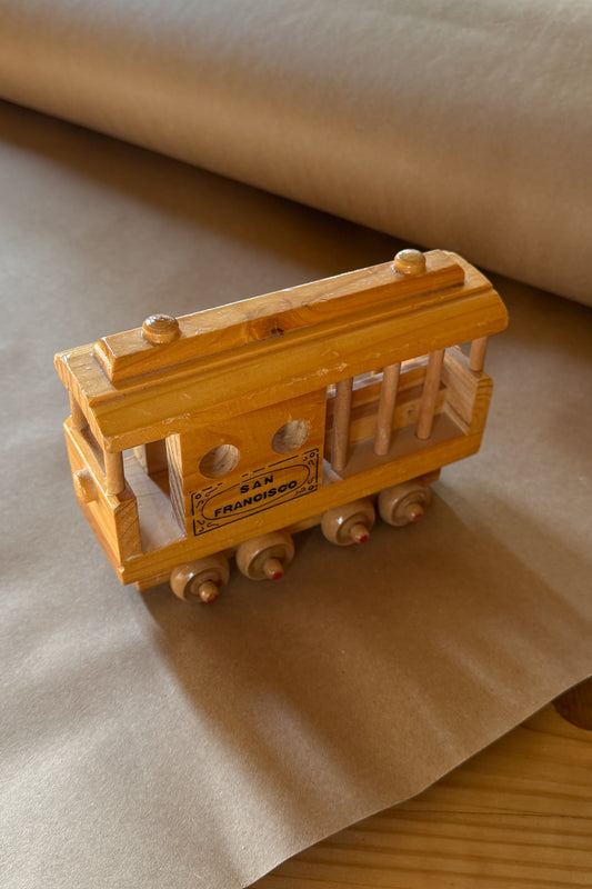 Wooden San Fransisco Cable Car