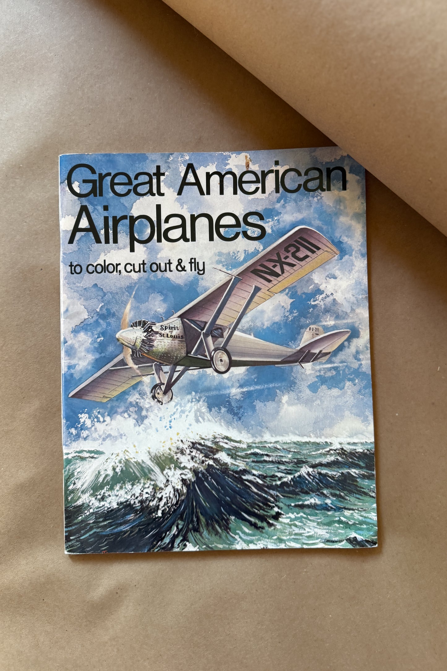 Airplane Coloring & Cut-Out Book