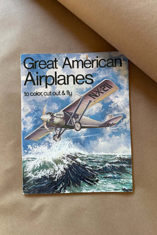 Airplane Coloring & Cut-Out Book
