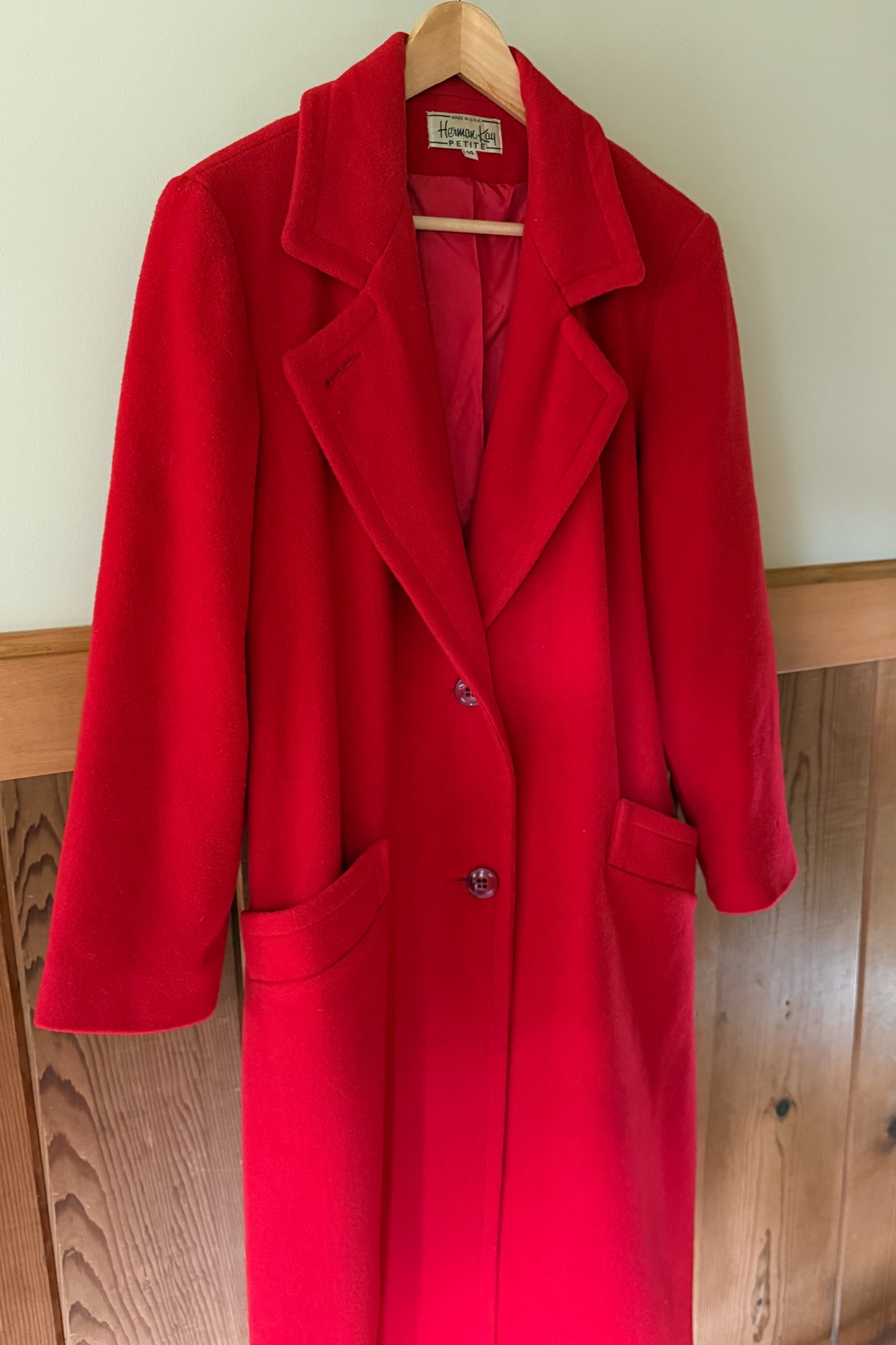 Herman Kaye Wool Coat