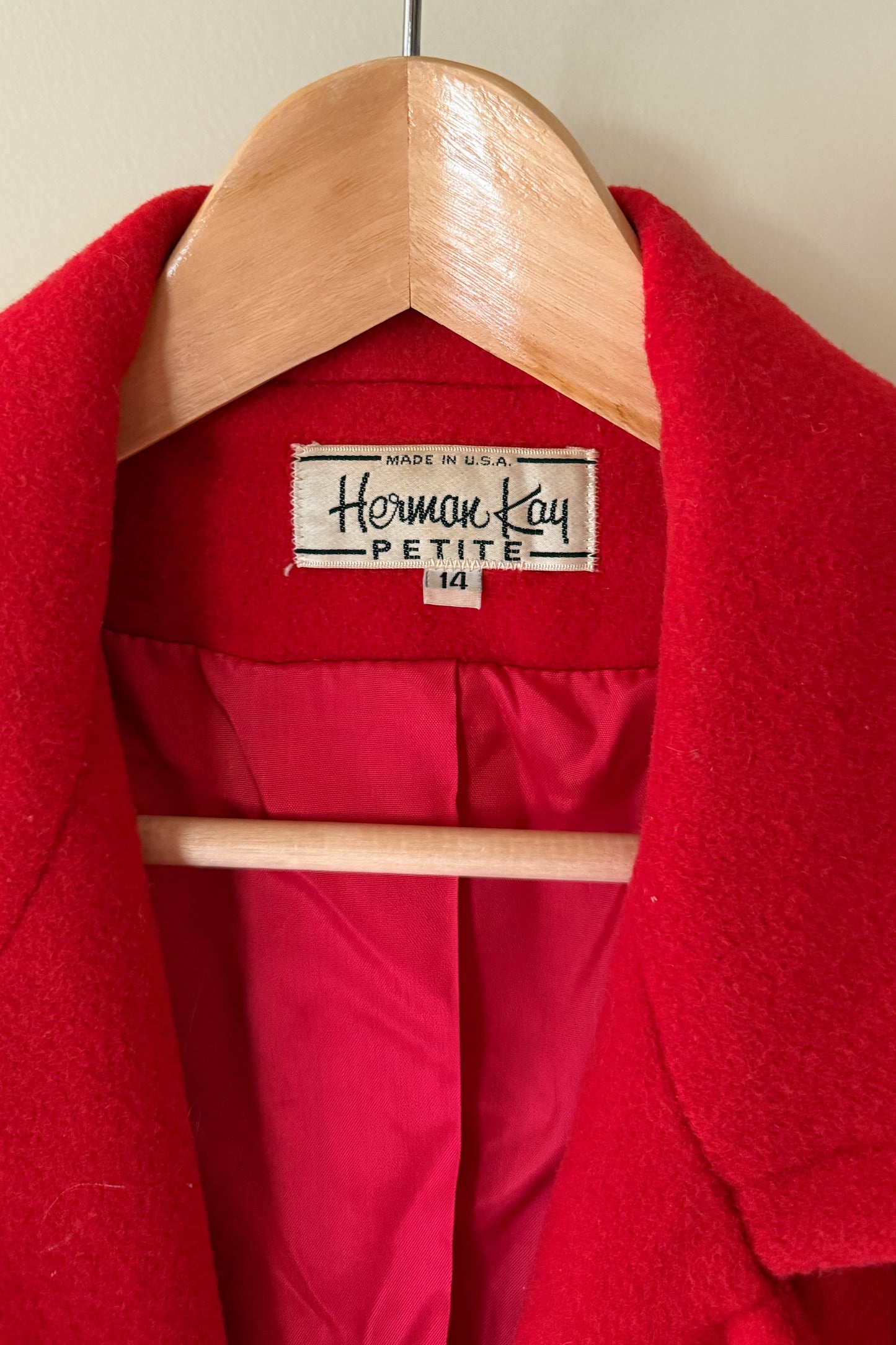 Herman Kaye Wool Coat