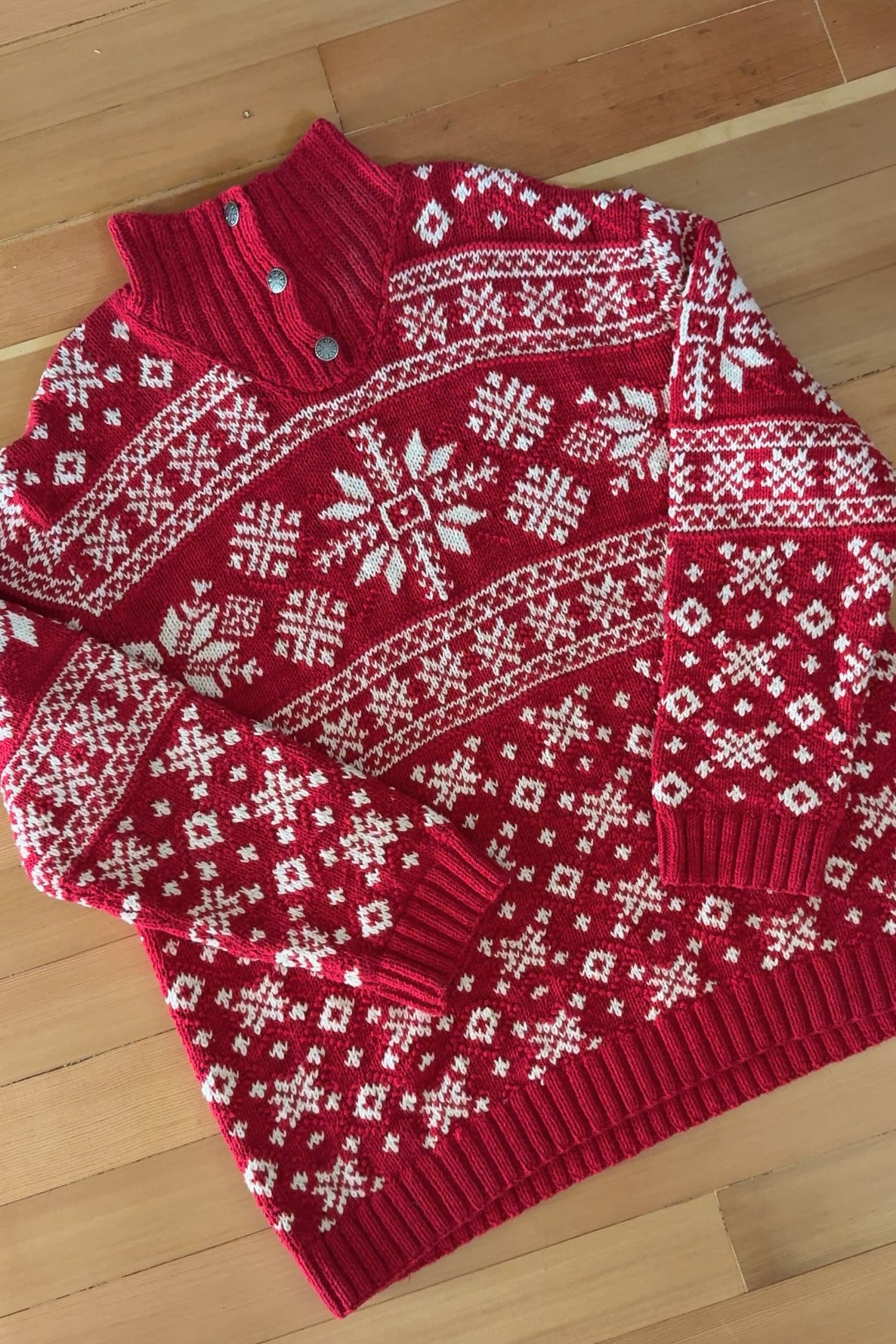 Lauren RL Hand Knit Cotton Sweater