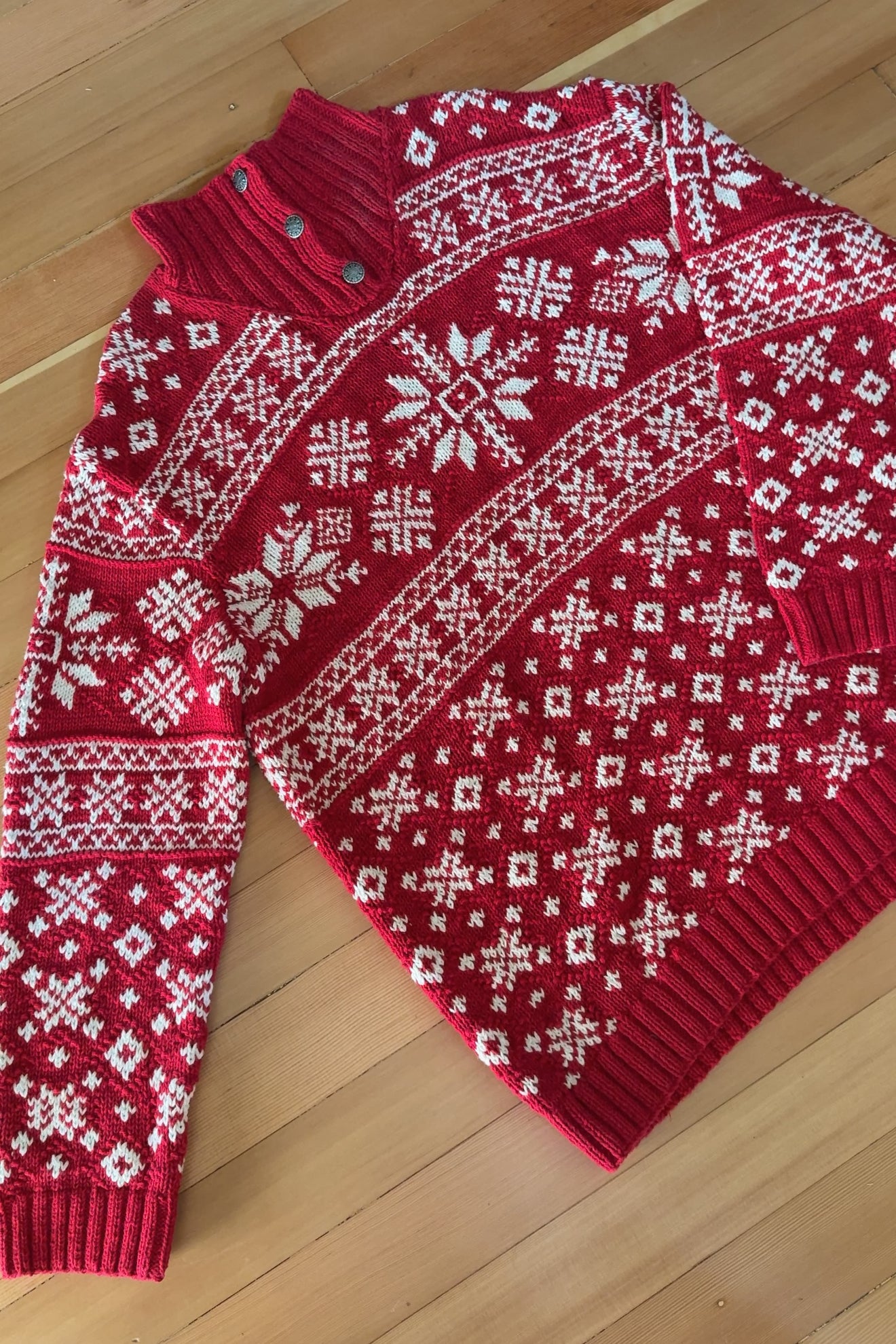 Lauren RL Hand Knit Cotton Sweater