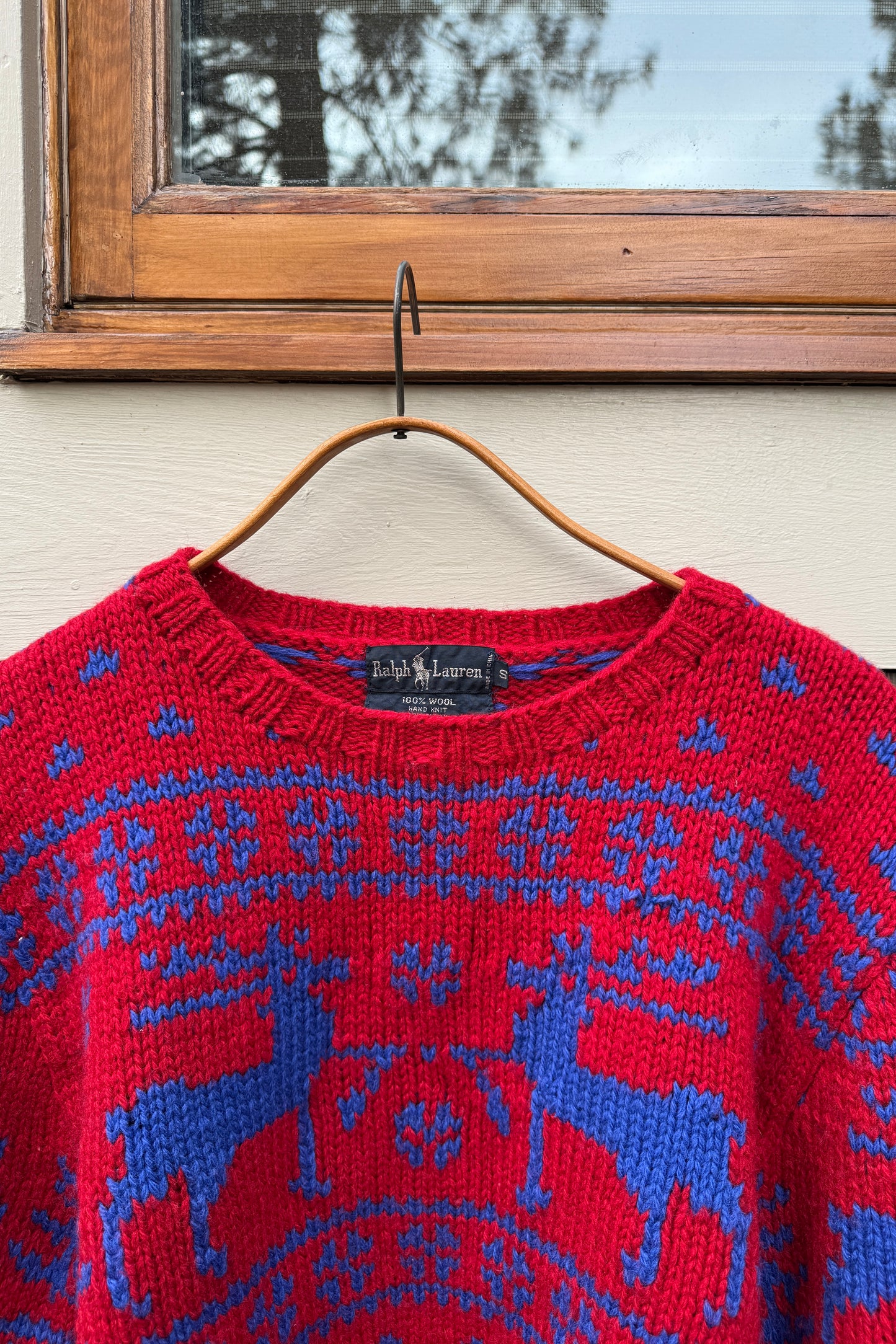 Wool Ralph Lauren Nordic Deer Sweater