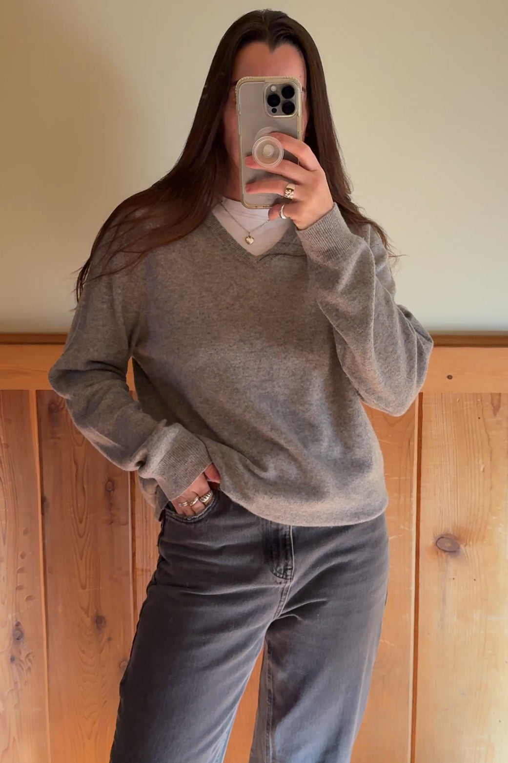Cashmere V-Neck Sweater