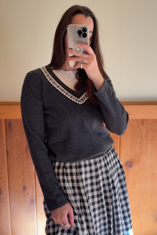 Cashmere V-Neck Sweater