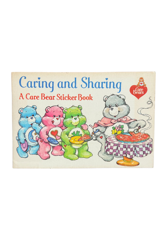 1984 Caring and Sharing, A Care Bear Sticker Book