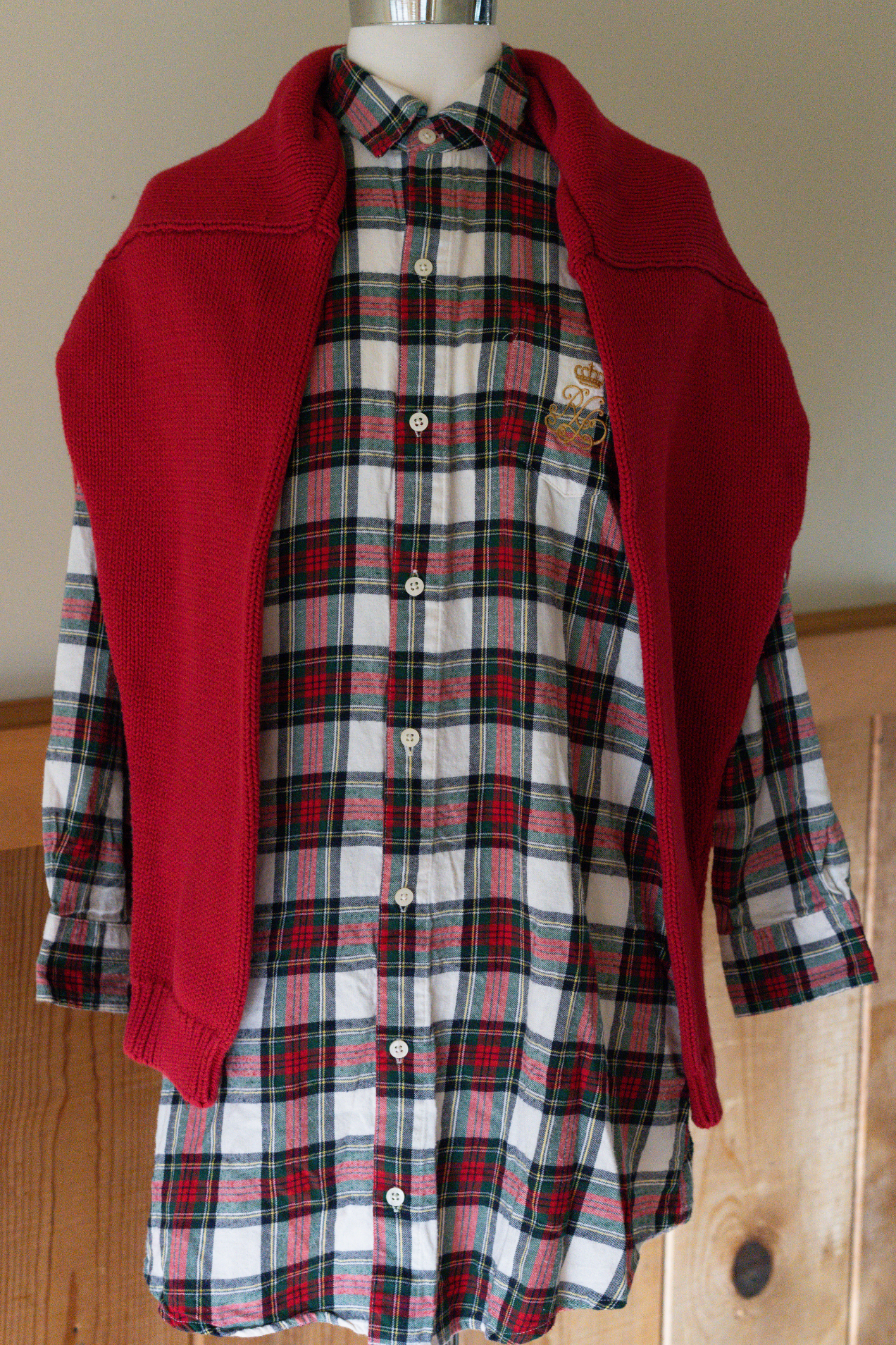 Lauren RL Plaid Sleep Shirt