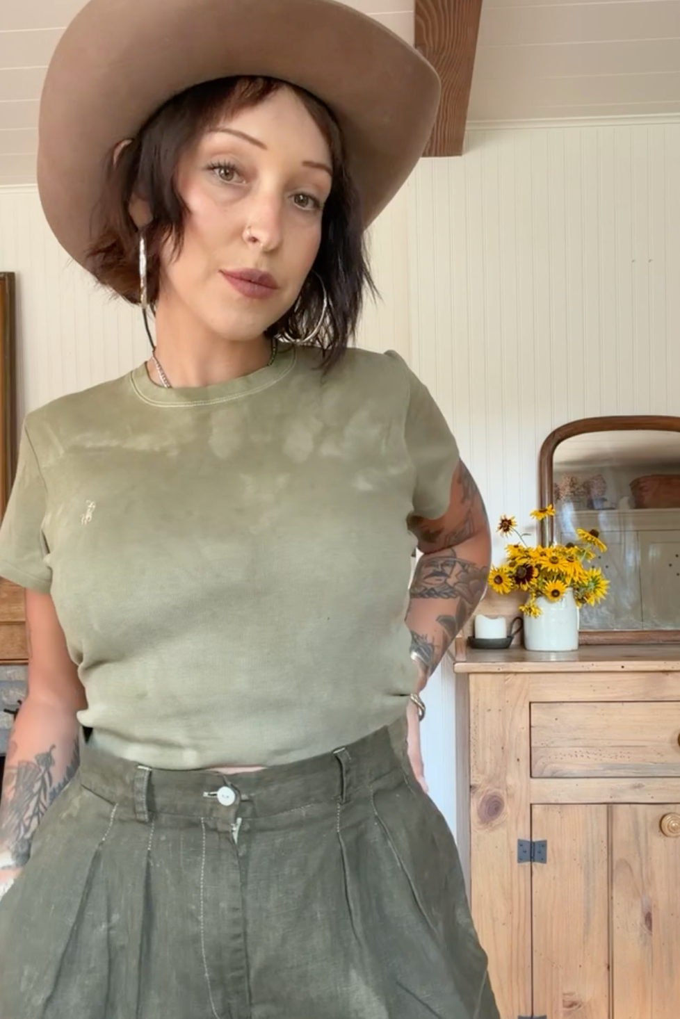 Botanically Dyed Ralph Lauren Cotton Tee