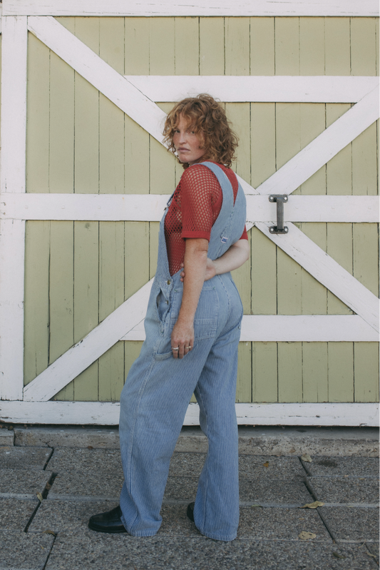 Hickory Stripe Workwear Overalls