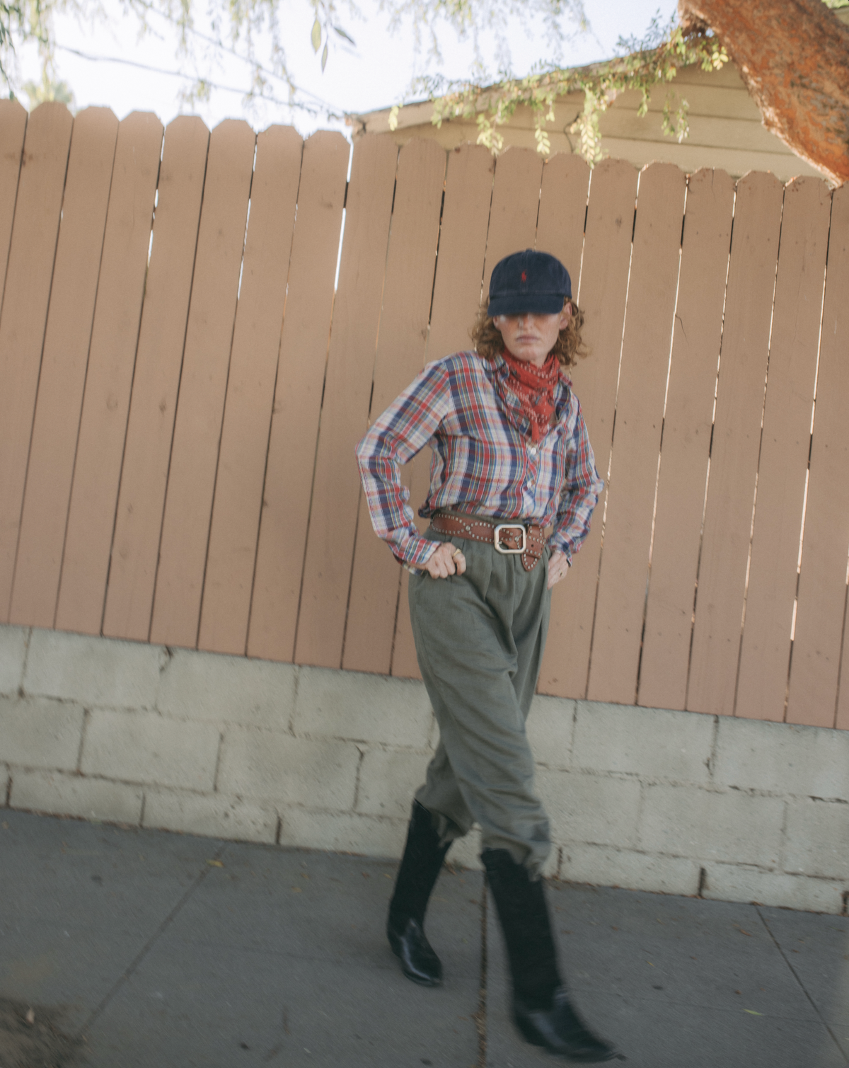 80s Wayne Taylor Plaid Button Down Shirt