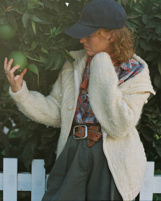 Avoca Handweavers Irish Wool Zip Cardigan