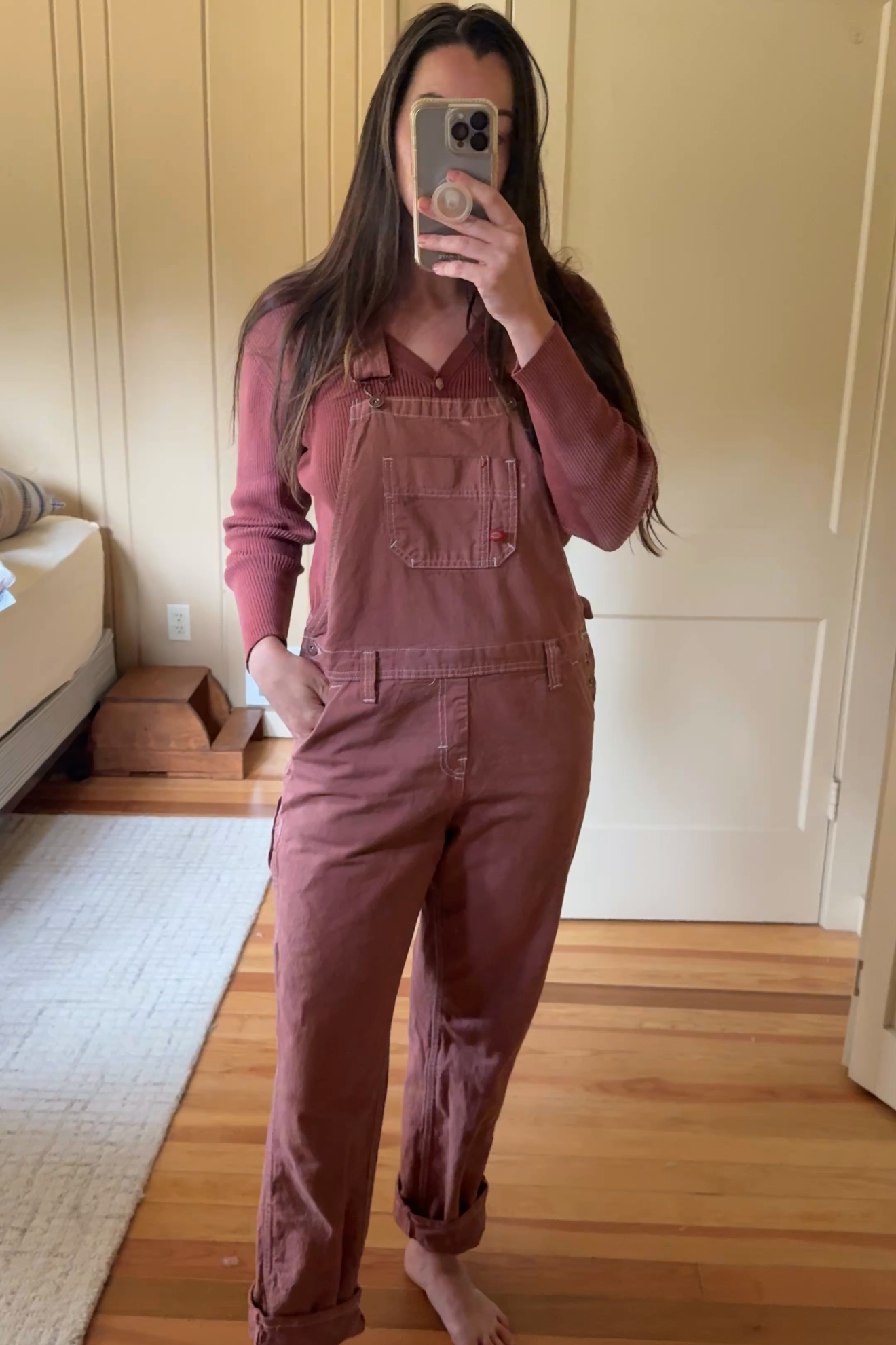 Hand-Dyed Dickies Cotton Overalls