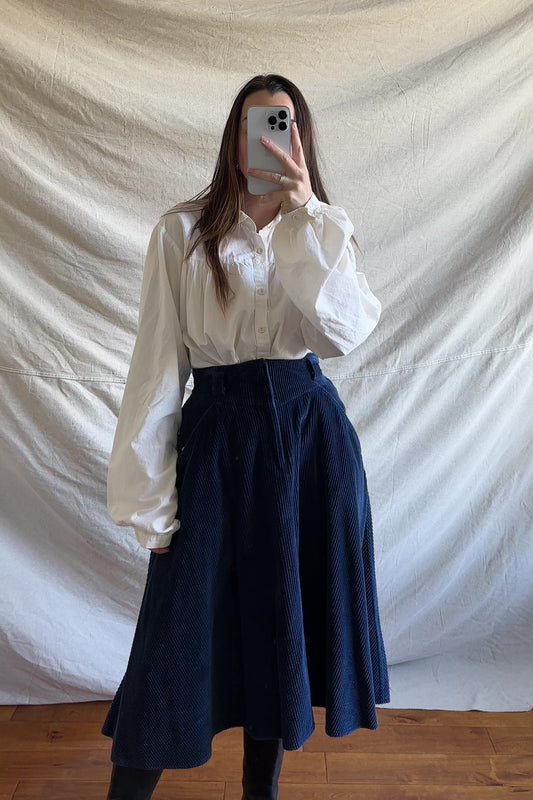 Cotton Corduroy Skirt